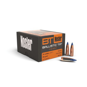 Palmetto State Armory Nosler Ballistic Tip Varmint .25 85 gr SBT Rifle Bullet, 100/box - 43004