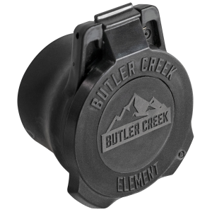 Palmetto State Armory Butler Creek Element Scope Cover, 55mm-60mm, Black, Objective