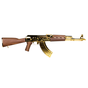 Palmetto State Armory Zastava Arms USA ZPAPM70 7.62x39mm 16.3" 30rd AK Rifle, Gold/Walnut - ZR7762WMGL