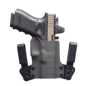 Palmetto State Armory Black Point Tactical Mini WING Right Hand GLOCK G43X Subcompact IWB Hybrid Holster, Black - 115947