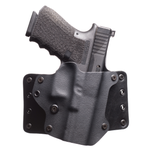 Palmetto State Armory Black Point Tactical Leather Wing Right Hand Holster, Textured Black - M1S520S11120L1
