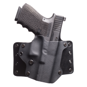 Palmetto State Armory Black Point Tactical Leather Wing Right Hand Sig 320 QWB Holster, Textured Black - 102637