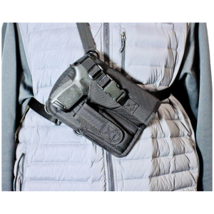 Palmetto State Armory DeSantis Gunhide Yukon Hunting Rig Ruger GP100 Nylon Shoulder Holster Right, Black - M72BALRZ0