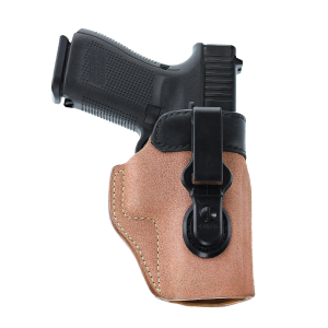 Palmetto State Armory Galco Scout 3.0 Glock 23 Gen 2-5 Leather IWB Holster Ambidextrous, Black/Natural - S2226B