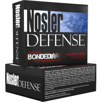 Nosler Defense 40 S&W 200 grain Tipped Bonded Handgun Ammo, 20/Box - 39515