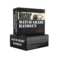 Nosler Match Grade 40 S&W 150 grain Jacketed Hollow Point Handgun Ammo, 20/Box - 51283