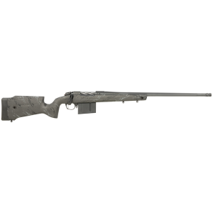 Bergara B-14 Crest 7mm PRC 22 Fluted/Threaded 5+1 Monte Carlo Carbon Fiber Stock with Black & Gray Splatter Rifle