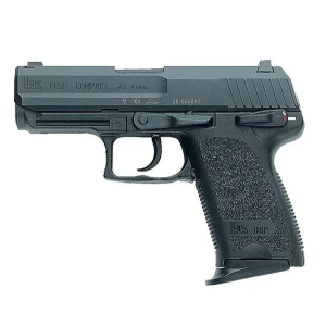 HK 81000331 USP Compact V1 SA/DA 9mm Luger 3.58 10+1 (2) Black Blued Steel Slide Black Polymer Grip