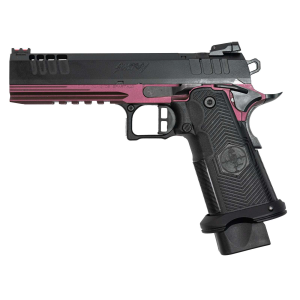 GLFA 1911DS SENERGY 9MM 5 17 SHOT BLACK SLIDE CHERRY FRAME