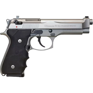 Beretta 92FS Brigadier Inox 9mm 49 Barrel 2 15rd Magazines Hogue Grip Pistol