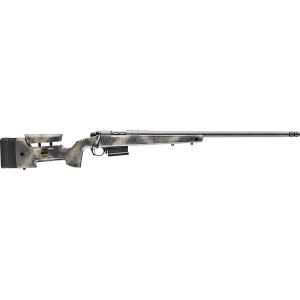 Bergara B-14 HMR Wilderness 6.5 Creedmoor 5+1 24 Threaded Woodland Camo Molded with Mini-Chassis Stock Matte Blued Rifle