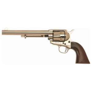 CIMARRON CAVALRY SCOUT .45LC FS 7.5 POLISHED NICKEL/WALNUT
