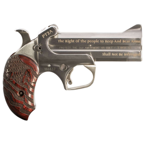 Bond Arms PT2A Protect the 2nd Amendment Derringer Single 45 Colt LC410 Gauge 425 2 Round Stainless Steel