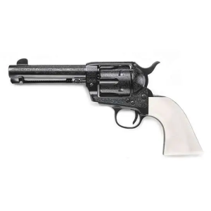 EMF GW THE SHOOTIST HGR 45LC 4 3/4 INCH ENGRAVED BLUE ULTRA IVORY GRIPP