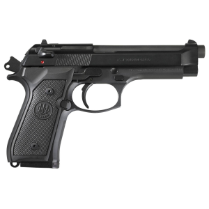 Beretta USA J92M9A0 M9 9mm Luger 4.90 10+1 Black Bruniton Steel Slide Black Checkered Polymer Grip