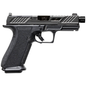 Shadow Systems XR920 Elite 9mm 5 Black MatchSpiral FlutedThreaded Barrel 101 Black Optic Cut Pistol