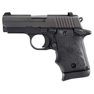 P938, 9MM, 3IN, NITRON, BLK, SAO, SIGLITE, BLK RUBBER GRIP, (1) 7RD STEEL MAG, AMBI SAFETY, MA COMPLIANT