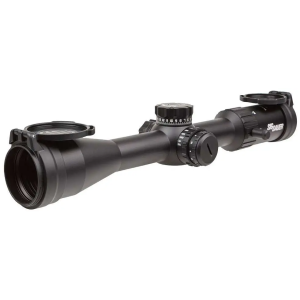 WHISKEY4 SCOPE, 4-16X44MM, 30MM, FFP, MOA MILLING 2.0 ILLUM RETICLE, LOCKING 0.25 MOA ADJ, BLACK