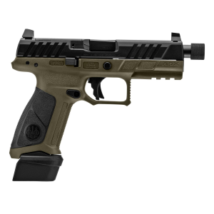 Beretta APX A1 FullSize Tactical 9mm 48 Threaded Barrel 3 21rd Magazines Optics Ready OD Green Pistol