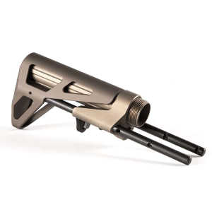 Maxim Defense CQB AR-15 Stock - FDE | 4-Position Adjustable | Standard Buffer | 5.35 Collapsed Length
