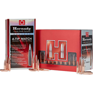 Hornady 26382 6mm .264 153gr A-Tip Match 500 Per Box/6 Case