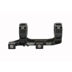 Geissele Automatics 05404B Super Precision AR15/M4 Scope Mount 30mm Ring & Base Combo Black Hardcoat Anodized