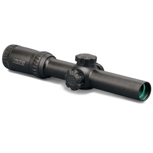 Konus 7184 KonusPro M-30 1-4x 24mm Obj 100-25 ft @ 100 yds FOV 30mm Tube Black Finish Dual Illuminated Red/Blue Engraved Circle Dot