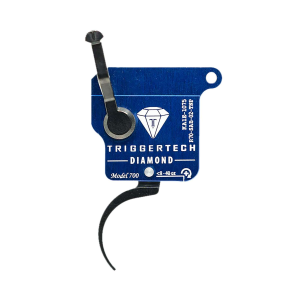 TriggerTech R70SAB02TNP Diamond Black Curved Fits Remington 700 Right Hand