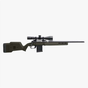 Magpul MAG1069-ODG-RT Hunter 110 Stock Fixed w/Aluminum Bedding & Adj Comb OD Green Synthetic Savage 10/110 Short Action Right Hand