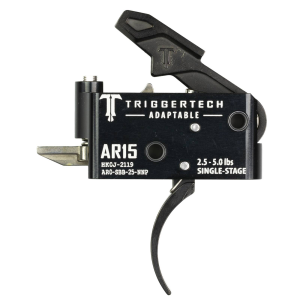 TriggerTech AR-15 Adaptable, Single Stage, Pro Curved Black, Trigger