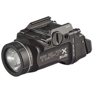 Streamlight 69408 TLR-7 X Sub USB Black Anodized 500 Lumens White LED Springfield Armory Hellcat