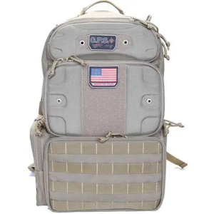 G*Outdoors GPS-T1913BPT Tactical Range Backpack Tan 1000D Nylon 4 Handguns