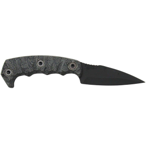 HALF FACE BLADES HUMINT 3 BLADE, 8OA, CPM S45VN STEEL, ARMOR BLK, GRY G10 GRIP