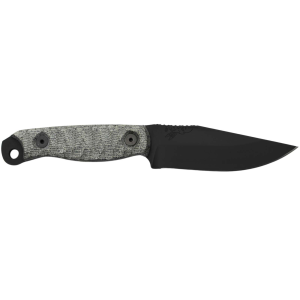 HALF FACE BLADES CROW SCALPER 4 BLADE, 8.3OA, S45VN STEEL, ARMORY BLK, GRAY MICARTA GRIP