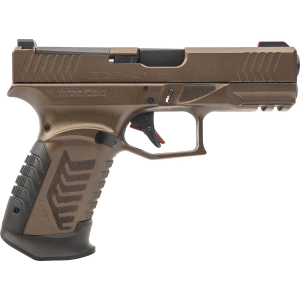 Derya 9mm Luger 402 Black Barrel Midnight Bronze Cerakote OpticsReady Slide 151 Pistol