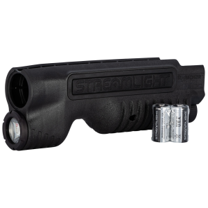 Streamlight 69600 TL-Racker for Mossberg 500/590 White 850 Lumens CR123A Lithium (2) Battery Black Polymer