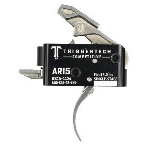 TriggerTech AR-15 Competitive, Single Stage, Pro Curved Stainless, Trigger