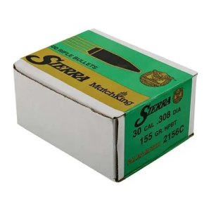 30 CAL 308DIA/7.62mm 155 gr. HPBT Match Palma 500/RD