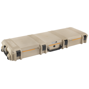 PELICAN VAULT DOUBLE RIFLE CASE W/ WHEELS/FOAM 53 TAN