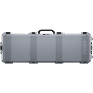 PELICAN VAULT DOUBLE RIFLE CASE W/ WHEELS/FOAM 53 GRAY