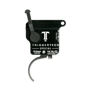 TriggerTech Rem 700 Special Trigger, Single Stage Right-Handed, Bolt Release, Traditional Curved PVD Black Trigger