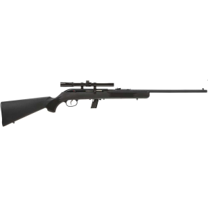 Savage 40000 64 FXP with Scope 22 LR 10+1 21 Black Matte Blued Right Hand