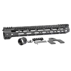 Midwest Industries MICRLW14 Combat Lightweight AR-15 Black Hardcoat Anodized Aluminum/Polymer 14 Picatinny/M-LOK