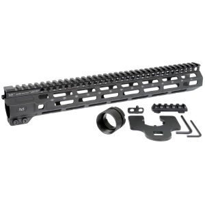 MIDWEST INDUSTRIES INC MICRM14 M-Series AR-15 6061 Aluminum Black Hard Coat Anodized 14