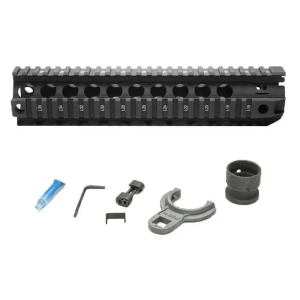 BCM QRF10556BLK QRF  AR-15 Black Hardcoat Anodized 6061-T6 Aluminum 10 Picatinny
