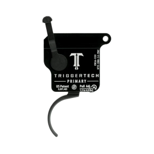 TriggerTech Rem 700 Primary Trigger, Single Stage Right-Handed, No Bolt Release, Curved PVD Black Trigger