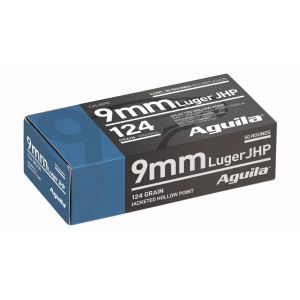 Aguila Personal Defense 9mm 124 Gr Jacketed Hollow Point 50rds