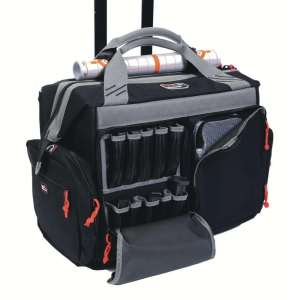 G*Outdoors 2215RB Rolling Range Bag Black Canvas 22
