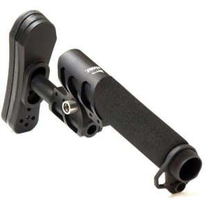 ODIN STOCK ZULU 2.0 W/PADDED BUFFER TUBE BLACK FOR AR-15