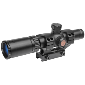 Truglo Tru-Brite 30, 1-4x 24mm, 30mm Tube, Black Finish, Duplex Mil-Dot